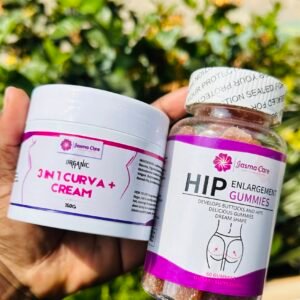 3 in 1 Curva+ Cream + Hip & Butt Enhancement Gummies Combo