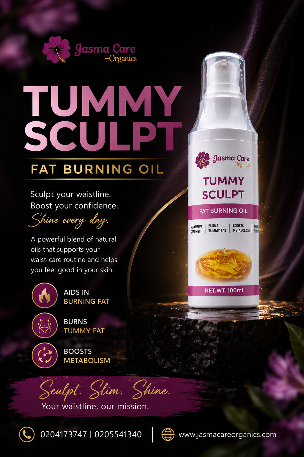 Tummy Sculpt Fat Burning Oil - Image 2